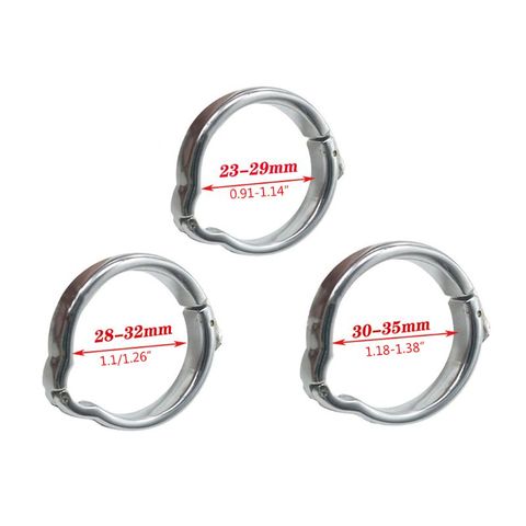 Male Stainless Steel Prepuce Cock Ring Long Lasting Lock Fine Ring Reduce Glans Sensitivity Men Delayed Exercise Adult Game Sex ► Photo 1/6