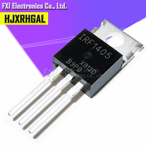 Free shippin 10pcs/lot IRF1405 TO-220 169A55V N-channel  MOSFET, MOS tube car original authentic ► Photo 1/2