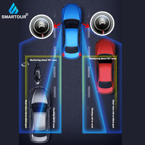 Car BSD BSM Blind Spot Radar Detection System microwave sensor change lane driving assistance Reversing radar sensor blind spot ► Photo 1/6