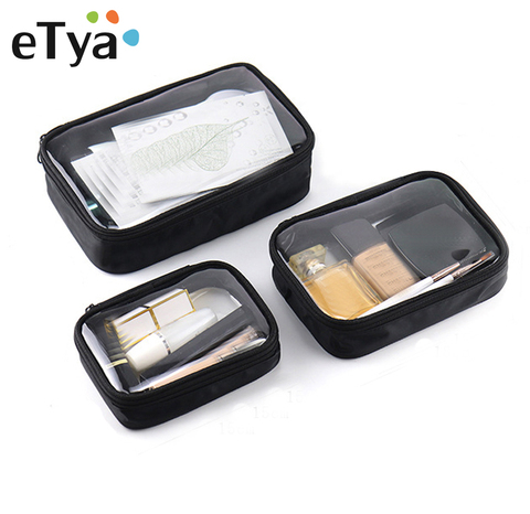 Waterproof Transparent Cosmetic Bag Women Make Up Case Travel Zipper Clear Makeup Beauty Wash Organizer Bath Toiletry Bags Kit ► Photo 1/6