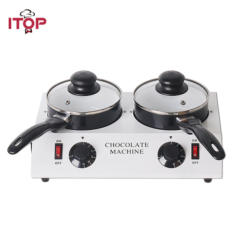 ITOP Electric Chocolate Cheese Melting Machine Ceramic Non-Stick Pot Chocolate Tempering Cylinder Melter Pan Ship From Germany ► Photo 1/6