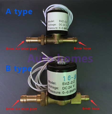2 position 2 way solenoid valve VZCT argon arc welding machine wire feeding machine SVZ-1.5/2.2/2.5/3.5/5 ► Photo 1/5