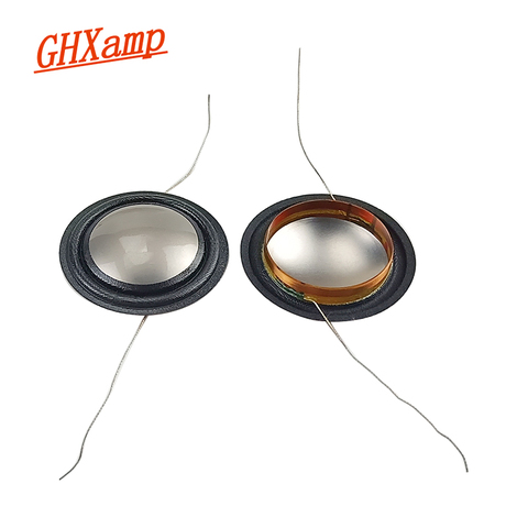 Ghxamp 20.4mm Speaker Treble Voice Coil Titanium Diaphragm + Silk Film Copper coil aluminum 6OHM 8OHM High-end 2PCS ► Photo 1/6