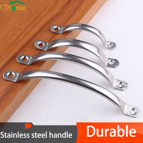 Cabinet Handles Knobs stainless steel Door Kitchen Knobs Cabinet Pulls Drawer Furniture Handle Hardware 128mm/160mm lade handgre ► Photo 1/5