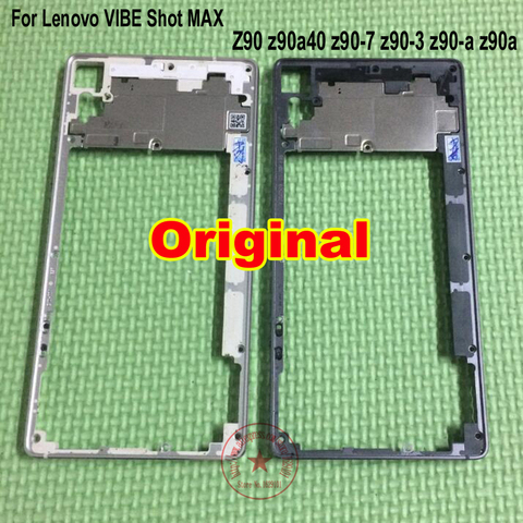 Original Red Silver Gray For Lenovo VIBE Shot z90 Z90-7 Z90-3 z90a40 Middle Frame Mid Housing Bezel With Power Volume Buttons ► Photo 1/4