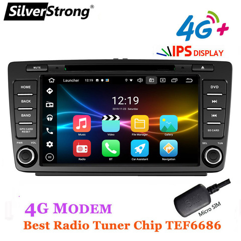 2DIN,4G,Android10,64G,8Core,Car DVD,For Skoda Octavia 2 A5,Auto Radio IPS DAB+,option 2G32G,CarPlay,TPMS DSP ► Photo 1/6