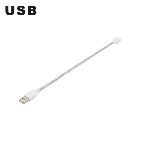 1Pcs USB Extension Line Flexible Metal Extender Cord 35cm Male to Female USB Extension Cable Extension Pole for USB Growth Lamp ► Photo 1/5