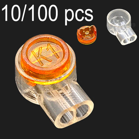 UY Ethernet Cable Wire Connector K1 Universal 10-100PCS/Lot Joint Gel Oil Filled Butt Splice Crimp Terminal For RJ45 Telephone ► Photo 1/6