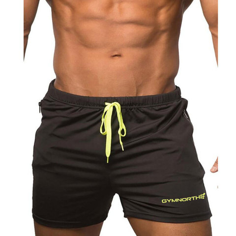 GYMNORTH Men Shorts 2022  Joggers Sweatpants Casual Fast drying Black Summer Mesh Short Pants ► Photo 1/6