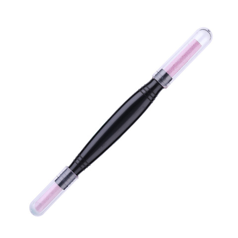 1PC Quartz Stone Scrub Pen Cuticle Remover Pusher Trimmer Dead Skin Remover Black Nail Art Care Tool ► Photo 1/6