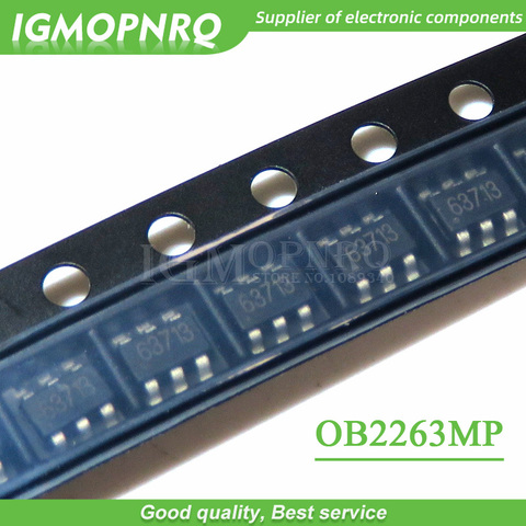 10PCS free shipping OB2263MP OB2263 chip type: 63A SOT23-6 Current Mode PWM Controlle 100% new original ► Photo 1/1