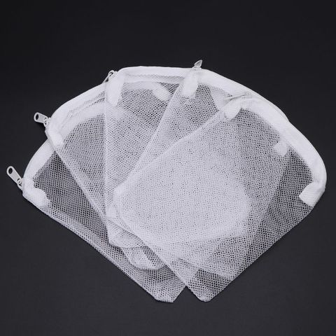 5 Pcs/Set Aquarium Filter Bag Fish Tank Mesh Bag Zipper Net Pond For Bio Ball Active Carbon Isolation Storage 5 Sizes 40JA ► Photo 1/5