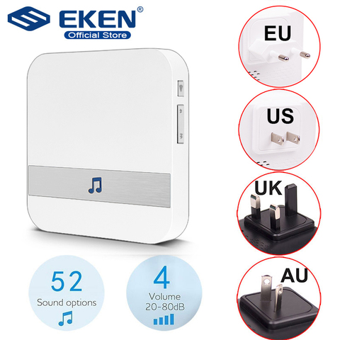 AC 110-220V Smart Indoor Doorbell Chime Wireless WiFi Door Bell US EU UK AU Plug XSH app For EKEN V5 V6 V7 M3 ► Photo 1/2