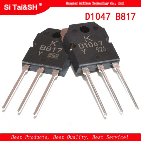 5pcs 2SD1047 D1047 2SB817 B817 audio amplifier the tube original authentic ► Photo 1/1