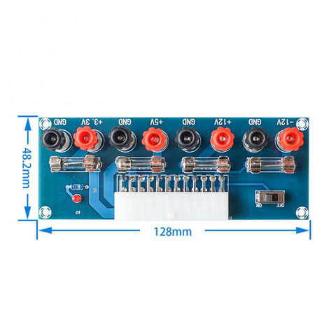 XH-M229 Desktop PC Chassis Power ATX Transfer to Adapter Board Power Supply Circuit Outlet Module 24Pin Output Terminal 24 pins ► Photo 1/2