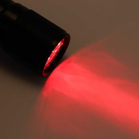 Topcom Portable Mini Red LED Flashlight Pocket 3W LED Red Light For Reading Astronomy Star Maps and Preserving Night Vision ► Photo 1/6