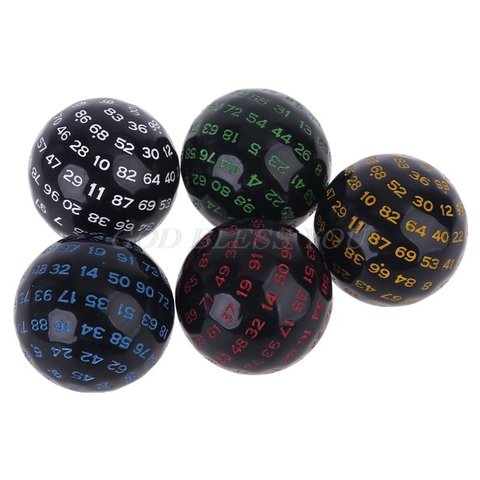 100 Sides Polyhedral Dice D100 Multi Sided Acrylic Dices for Table Board Game Drop Shipping ► Photo 1/6