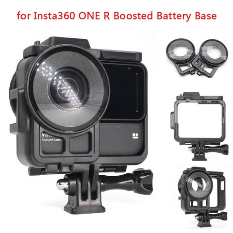 Insta360 One R Boosted Battery Base Mounting Bracket Cage Case /Lens Guard for Insta 360 One R Camera Accessories ► Photo 1/6
