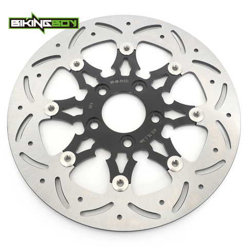 BIKINGBOY Rear Brake Disc Disk Rotor Road King FLHR FLHRC Road Glide FLTR Street Glide FLHX Electra Glide LOW RIDER FAT BOB 12 ► Photo 1/6