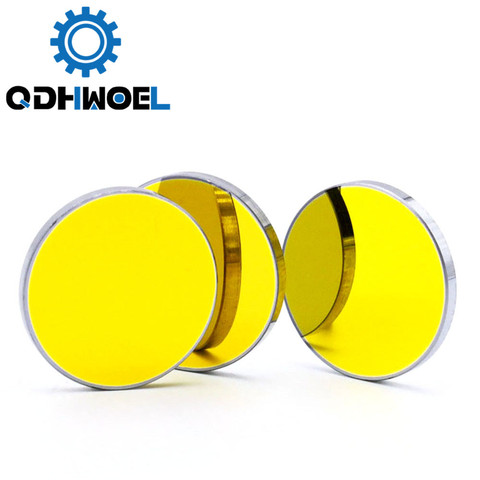 Co2 Laser Reflect Mirrors 19.05 20 25 30 38.1mm Gold-Plated Silicon For Laser Engraving Cutting Machine Free Shipping ► Photo 1/6