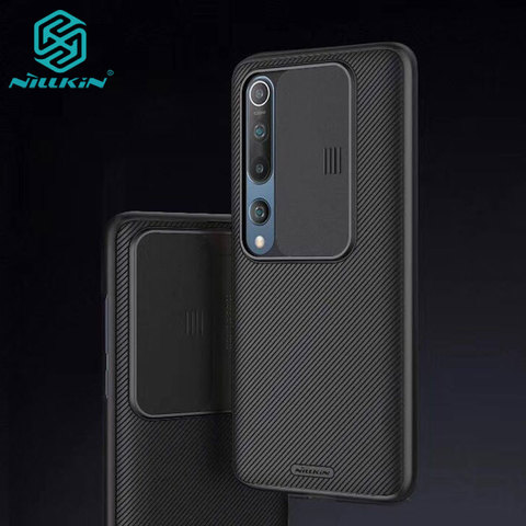 Camera Protection Case For Xiaomi Mi 10 Mi10 Ultra Nillkin Slide Protect Lens Protection Cover for Xiaomi Mi 10 Pro Case ► Photo 1/6