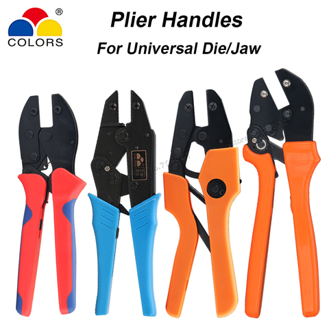 Crimping Pliers Bare Insulated Tube Plug Tabs Terminals Jaws Dies Universal Crimping Hand Tools Common Plier Handles Only ► Photo 1/6