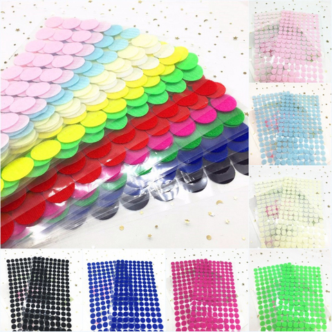 100Pairs Dots Self Adhesive Fastener Tape 10/15/20/25mm Disc Velcros Adhesive Strong Glue Magic Sticker Round Coins Hook Loop ► Photo 1/6