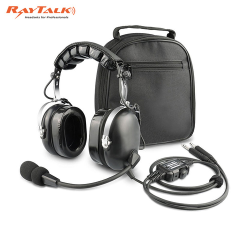 Aviation Headset for Pilots Include Headset Bag, Noise Cancelling Mic, GA Dual Plug, MP3 Stereo Support, Soft Ear Pad, Free ship ► Photo 1/6