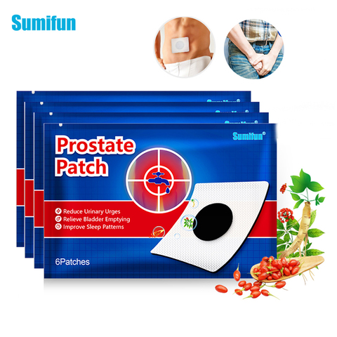 6pcs New Sumifun Prostatic Navel Plaster Prostatitis Prostate Treatment Patches Medical Urological Urology Patch Man Health Care ► Photo 1/6