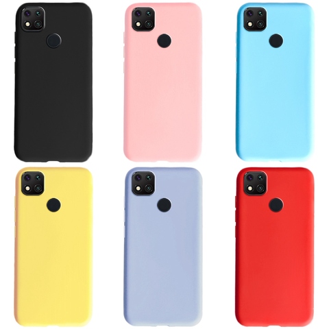 For Xiaomi Redmi 9C Case Silicone Candy TPU Simple Cover Phone Case For Xiomi Redmi 9C NFC 2022 Case on Redmi9C 9 C Fundas 6.53