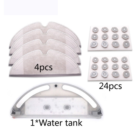 robot vacuum cleaner Water tank set accessories for xiaomi mijia mi vacuum 2 roborock S50 S51 T60 T61 mop pro cloth spare parts ► Photo 1/6