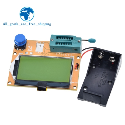 ESR Meter Mega328 Transistor Tester Digital V2.68 ESR-T4 Diode Triode Capacitance MOS/PNP/NPN LCR 12864 LCD Screen Tester ► Photo 1/6