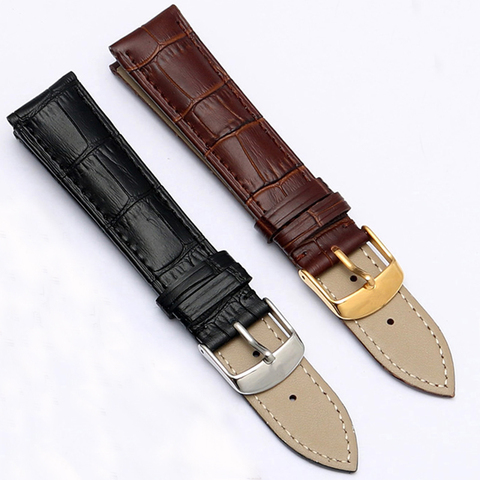 Watch Band Genuine Leather straps Watchbands 12mm 18mm 20mm 22mm watch accessories Suitable for DW watches galaxy watch gear s3 ► Photo 1/6