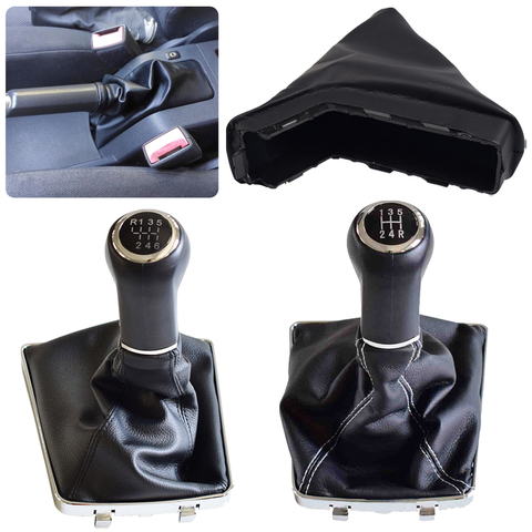 For Opel ASTRA H Gear Lever Boot Handbrake Grips Gear Shift Knob Hand Brake Parking Gaiter Boot Cover Protect Case Accessories ► Photo 1/6