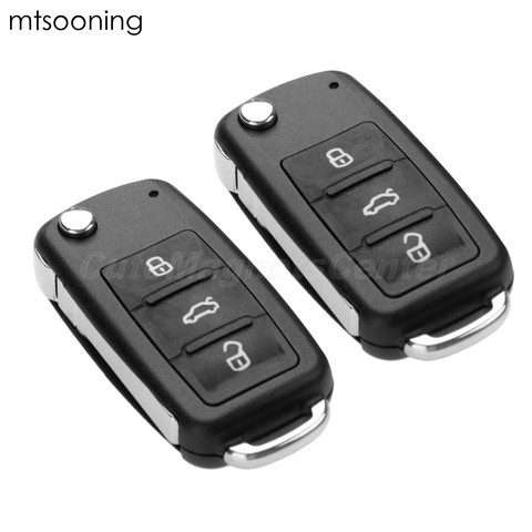 2pcs Remote Key 3 Button 434 MHz ID48 Chip 5K0837202AD For Volkswagen Touran Transporter Beetle Caddy Tiguan Polo Eos Golf Jetta ► Photo 1/6