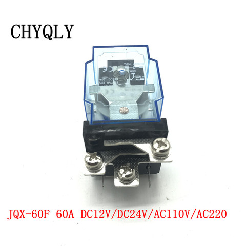 1Piece JQX-60F 1Z 60A DC 12V Coil Power Relay Brand New ► Photo 1/1