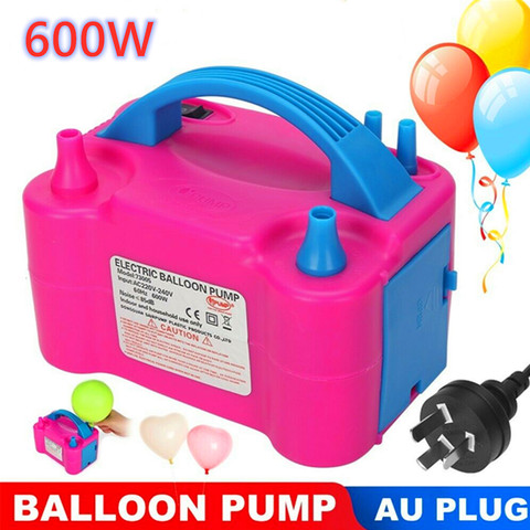 110V great Double Hole AC Inflatable Electric Balloon Pump Air