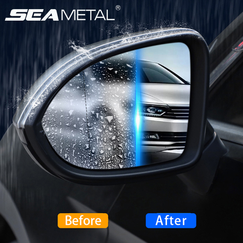 Car Window Sticker Car Rearview Mirror Protective Film Anti Fog Clear Rainproof Rear View Mirror Protective Vinyl Accessories ► Photo 1/6