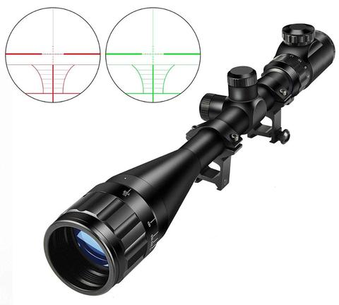 6-24X50 AOE Hunting Riflescope Adjustable RED and Green Light Tactical Scope Reticle Optical Rifle Scope Free Mount ► Photo 1/6