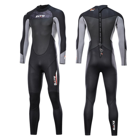 ZCCO 3MM neoprene Wetsuit Men women Scuba deep diving suit spearfishing Snorkeling Surfing one piece set Cold-proof swimsuit ► Photo 1/6