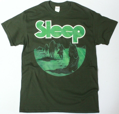 SLEEP DOPESMOKER SHIRT DOOM STONER ROCK NEW FOREST GREEN T-SHIRT(1) ► Photo 1/1