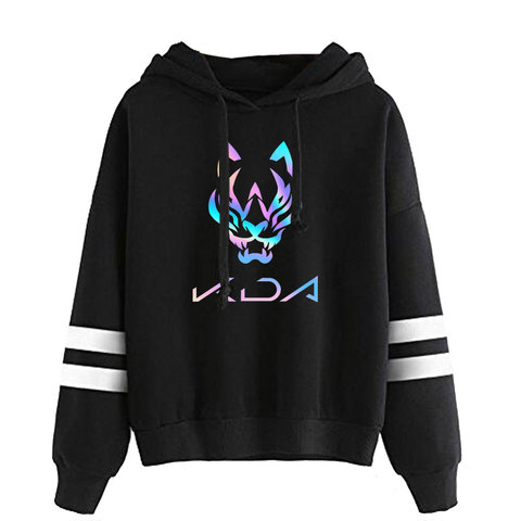 Game Song Kda The Baddest Parallel Bars Hoodie Sweatshirts Casual Spring Autumn Winter Letter Hooded  Autumn Winter Clothes ► Photo 1/5