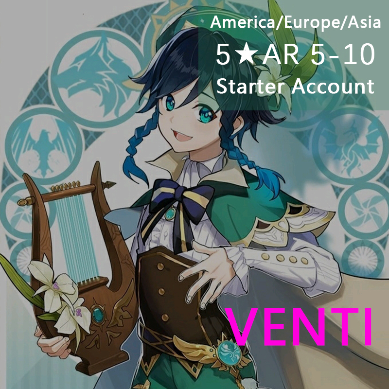 Price History Review On 5 Star Venti Starter Characters Genshin Impact Account Europe America Asia Server Level 5 10 Klee Zhongli Tartaglia Aliexpress Seller Genshin Impact Store Alitools Io