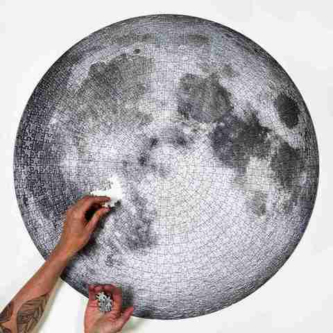 The Moon And Earth Puzzle 1000 Pieces Difficult for Adult Jigsaw Puzzle Toys Educational Toys Kids Gifts 1000pcs The Moon Puzzle ► Photo 1/6