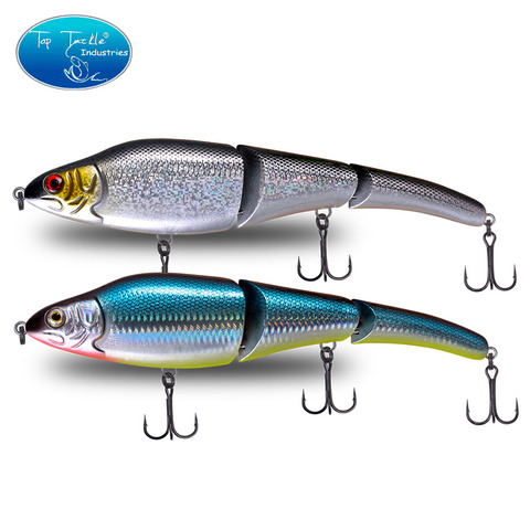 230mm 125g Blanced Slow Sinking Snake Swimmer 3-Segements jointed lures swimbait fishing lures Tackle ► Photo 1/6