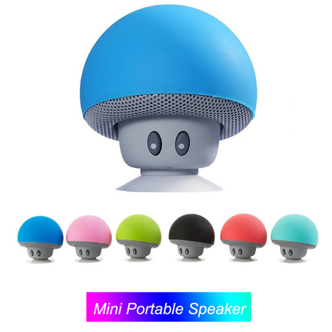 Waterproof Bluetooth Mushroom Speaker W/ Microphone