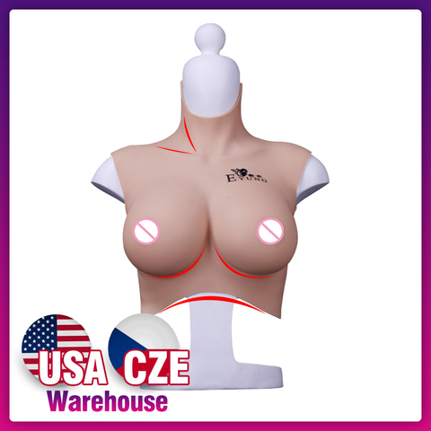 Eyung 7th Generation No Oil No Fade No Dyeing Breast Cancer Crossdresser Sissy Realistic Fake Boobs Silicone False Breast Forms ► Photo 1/6