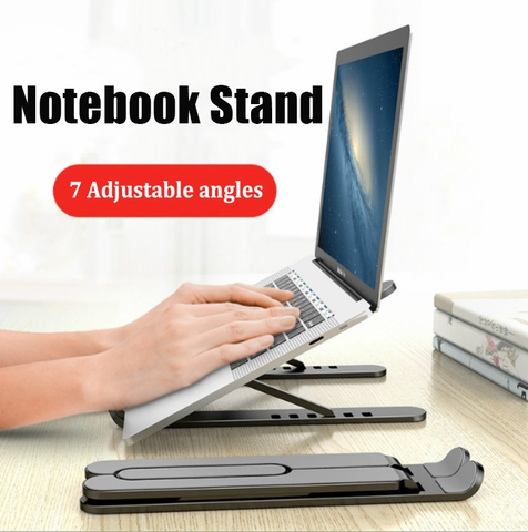 Adjustable Foldable Laptop Stand Non-slip Desktop Laptop Holder Notebook Stand sFor Notebook Macbook Pro Air iPad Pro DELL HP ► Photo 1/6