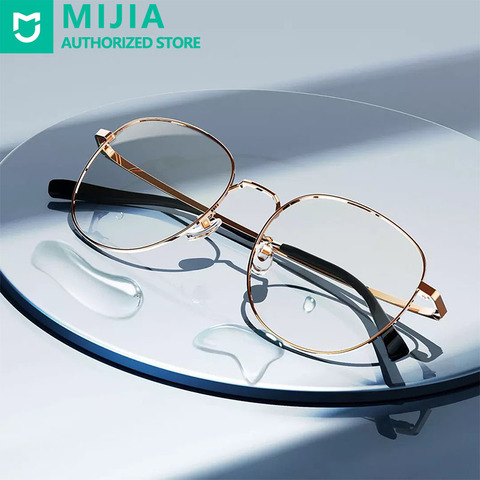 New Xiaomi Mijia Anti-Blue Glasses Blue Light Blocking Rate 80% HD Nylon Lens Anti-Fouling Wear-Resista Not Tired And Fade Retro ► Photo 1/6