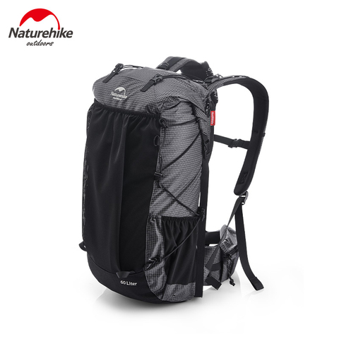 Naturehike Camping Hiking Backpacks 60+5L High-capacity Travel Backpack Aluminum Frame 1.16kg Lightweight Hiking Bag NH19BP095 ► Photo 1/6